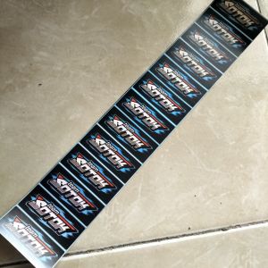 Stiker Team Sotok | Stiker 1 Lembar | Stiker Pack Isi 12 Biji Bahan Graftac Cromo