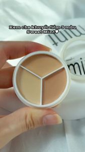 Kem Che Khuyết Điểm Thần Thánh Lâu Trôi 3 Tone Màu Che Mọi Khuyết Điểm che phủ làm sáng da quầng thâm mắt  Xiao Yumi  =