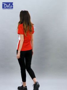 WOMENS UNIFORM KNIT SPLICE (100% breathable polyester mesh knit)