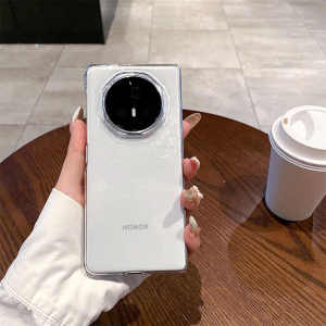 Clear Case for Honor Magic V3 Fold Transparent Slim Hard PC Back Cover Shockproof Protective Phone Casing Accessories for Honor Magic V3