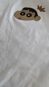 [[24H delivery Malaysian stock] ] Japanese Cute Cartoon Crayon Shinchan Print T-shirt Womens Short Sleeve Loose Large Size Shirt Top