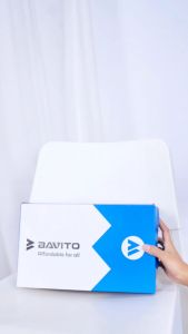 Bavito 36-44 Comrade Hitam Putih DX - Sepatu Slip On Slop Casual Sneaker Pria Wanita