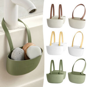 Single/Double Tier Kitchen Sink Sponges Holder For Bathroom Soap Dish Drain Water Basket Drying Rack Accessorie Storage Organize