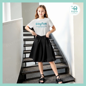 Ellyfun Mini Princess Ruffle Sandals Soft Sole Rubber Girls Sandals Comfy Trendy Kids Sandals BS2002