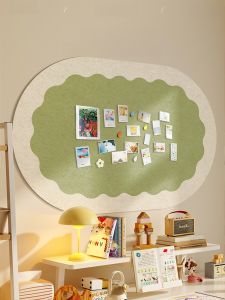 แผ่นกระดานไบโอนิ่ม ติดผนัง สำหรับตกแต่งพื้นหลังภาพถ่าย ไม่ทำลายผนัง แผ่นกระดานไบสำหรับแสดงและจดโน้ต แผ่นกระดานรูปภาพ