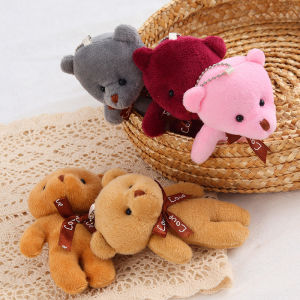 LoviRa Cartoon Bear Plush Teddy Bear Small Pendant Bear Toy Bag Pendant Desktop Decoration