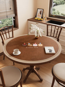 ovzf | Waterproof and Greaseproof Heat Resistant Wash-Free Round Table Protector