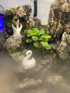 Tượng Vịt Gốm Sứ Mini - Tượng Gốm Sứ Trắng Sần Cao Cấp Tượng Trang Trí