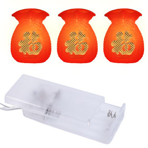 【On Sale】1.5M Red New Year LED Light String Traditional Chinese Lantern Hanging Lamp Spring Festival Decoration