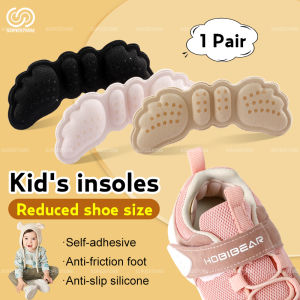 SOFEI 1 Pasang Sol anak Mengecilkan Ukuran Sepatu Bantalan Tumit Busa Yang Ditebalkan Anti Selip