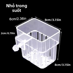 Giá Đỡ Cây Mọc Nổi Trong Bể Cá Gắn Tường Làm Bằng Chất Liệu Acrylic Trong Suốt Dùng Để Trang Trí Cảnh Quan Thủy Sinh.