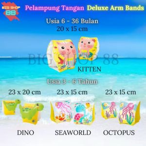 INTEX ARM BANDS BAN PELAMPUNG TANGAN LENGAN RENANG ANAK PVC USIA 6 BULAN 1 2 3 4 5 6 TAHUN 56664 56665 56666 58652
