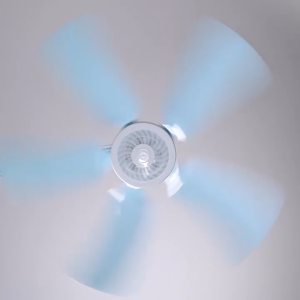 5-Blade Quiet Ceiling Fan for Home Strong Breeze & Energy Saving Easy Clean PP Material Macaron Colors