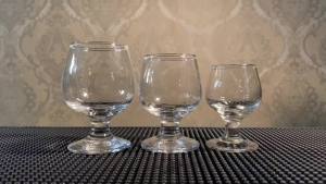 Shot Glasses 3.5oz Shot Glass Set of 6/Clear Shot Glasses/Cute Shot Glasses/Perfect for Tasting Brandy/Glass Snifters
