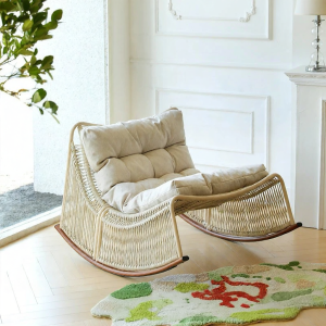 MEIQI | Design Original Lazy Nordic Style Creative Rattan Rocking Chair
