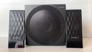 Microlab M-300BT ลําโพงบลูทู ธ ลําโพงซับวูฟเฟอร์ลําโพงคอมพิวเตอร์ 2.1 สามารถเชื่อมต่อกับทีวี / คอมพิวเตอร์ / โทรศัพท์มือถือ