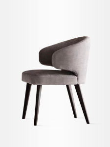 สไตล์นอร์ดิกไม้เก้าอี้รับประทานอาหารโมเดิร์นหรูหราผ้าพนักพิงโรงแรมกาแฟตารางเก้าอี้ Home Office โต๊ะเก้าอี้มีแขน