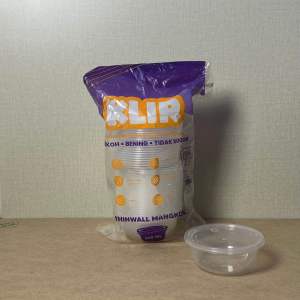 Thinwall Bulat / Mangkok / Bowl Plastik Makan / Thinwall Mangkuk 200ml Merk Klir Isi 25 Pcs