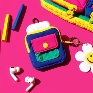 New 2025 Portable Nylon Earphone Storage Bag Protective Case for Apple Airpods/Pro Digital Accessories Organizer