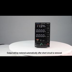 DC Power Supply Variable Adjustable Switching Regulated Power Supply  with Encoder Coarse & Fine Adjustments Knob Beach Power Supply with USB & Type-C Quick-Charge Interface