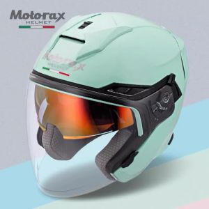 MOTORAX | Summer Double Lens Motorcycle Half Helmet