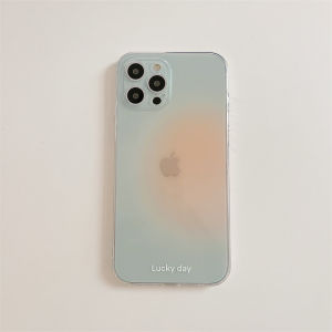 Seven Elements Studio Gradient Color Silicone Transparent iPhone 17 pro Max Case Simple Creative Design Soft Shell Protection