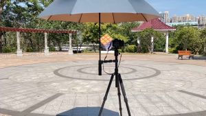 Umbrella Double Mount Clamp Bracket Monitor Socket Arm for Desk Photo Studio Light Stand Photography Reflector Photo Boom Stand Cross Bars Umbrella Pole Stick Shoot Accessories Tools