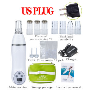 Portable 7 Tip Skin Diamond Peeling Beauty Machine Massager Anti-aging Microdermabrasion Removal Scar Acne Pore Device Face Care