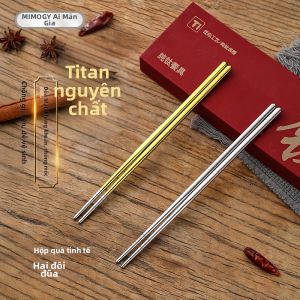 IMOGY | Bộ Đũa Titanium Chống Mốc Chống Trượt Chịu Nhiệt