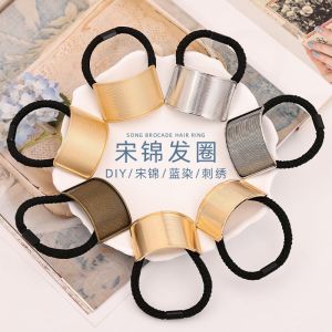 Phụ Kiện Tóc Thủ Công DIY Kimono Truyền Thống Chất Liệu Dây Thun Phụ Kiện Tóc Quà Tặng Ngày Lễ Đế Xuồng Dây Buộc Tóc Dây Thun