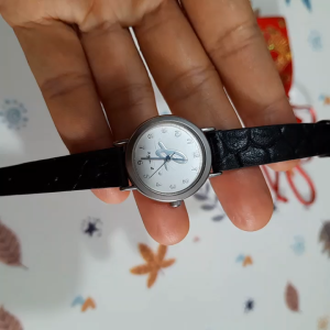 Đồng hồ nữ agin h dây da second hand si nhật- đã qua sử dụng