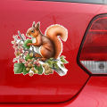Squirrel in Tree Car Sticker Decoration  Waterproof Vinyl Decal Car Accessories Decor. 