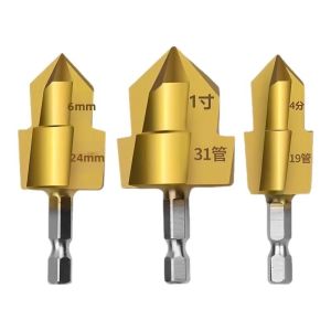 Jiaxun | New 6th Gen Tri-Flute Spiral Drill Bit Hex Shank