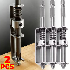 2PCS Spring Loaded Universal Screw Holder Bit Safety Screw Wear Resist Anti Drop Screwdriver Bits Retaining Tools Mechanics