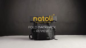 Balo Thời trang Thương Hiệu NATOLI BST FOLD BACKPACK B10 Cặp đựng laptop chất vải canvas kháng nước cao cấp
