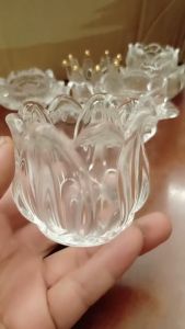 คริสตัลเชิงเทียนดอกบัว คริสตัลดอกบัว ไห้พระ เทียนหอมอโรมา ผ่อนคลาย สดชื่น สร้างบรรยากาศให้บ้านสวยงาม