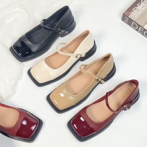 0249 Sepatu Kerja Wanita Fashion Import Mary Jane Shoes Kekinian Bisa COD (With Box)