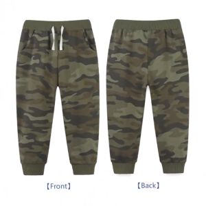 Kids High Quality Cotton Camouflage Pants Loose Casual Sport Sweatpants for Kids Boys and Girls 2-7 Years Old