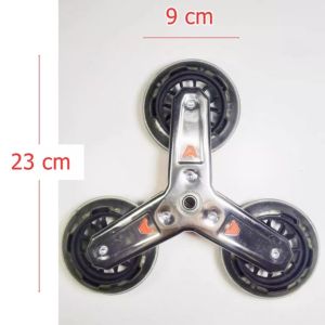 8mm ล้อสามแฉกสแตนเลส ล้อสามเหลี่ยมสแตนเลส ล้อซีี 2cm ตะกร้า ล้อขึ้นบันได 8 ล้อ อะไหล่ ล้อซีี ล้อรถเข็น 2cm