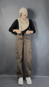 Celana Cargo Wanita Jeans Highwaist: Tips & Pilihan Terbaik