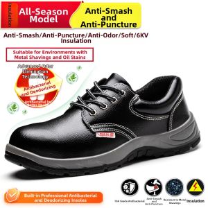 DINGGU | Impact Resistant Anti-Puncture Insulated Breathable Deodorant Work Shoes