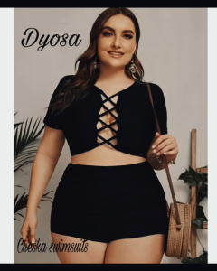 PLUS SIZE TWO PIECE SWIMSUIT [CHESKA BOUTIQUE PH]