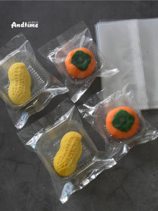 Thickened Full Transparent Sealed Bag for Pastry Packaging Yellow Yolk Pastries Green Rice Cakes Ice Skin Cookies Cake Bags