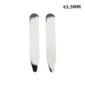 EELHOE | 2 Chiếc Khuy Cài Áo Bằng Thép Không Gỉ 52mm/63.5mm/70mm Dành Cho Áo Sơ Mi Trang Phục Công Sở Tiệc Tùng Phụ Kiện Trang Sức Phụ Kiện May Mặc
