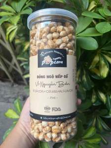 Bỏng ngô nếp cổ Napro. Ăn vặt healthy. Được làm từ giống ngô cổ không biến đổi gen. Yummy popcorn.