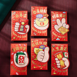 Year of the Tiger New Year Thick Paper Red Envelope Bags Creative Personalized Premium Hundred Yuan Lucky Money Bags