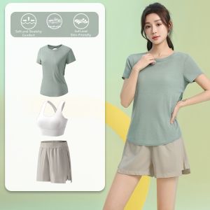 BAISILING | Back Beauty Loose Womens Summer Sports Set