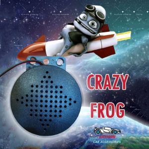 Crazy Frog Car Reverse Sound Parking Speaker 12-24V Reverse Warning Alarm Audio JDM Music