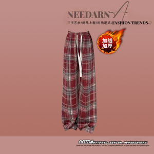 Red Bear Sweater And Wide Leg Pants Set for Big Kids Snake Year New Year Clothes Korean Style Autumn Winter Two Piece Set