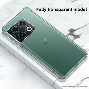 Henyou | Transparent Shockproof OnePlus 13 Phone Case Mens Womens Protective Cover Full Corner Protection Silicone Material Anti-Fall
